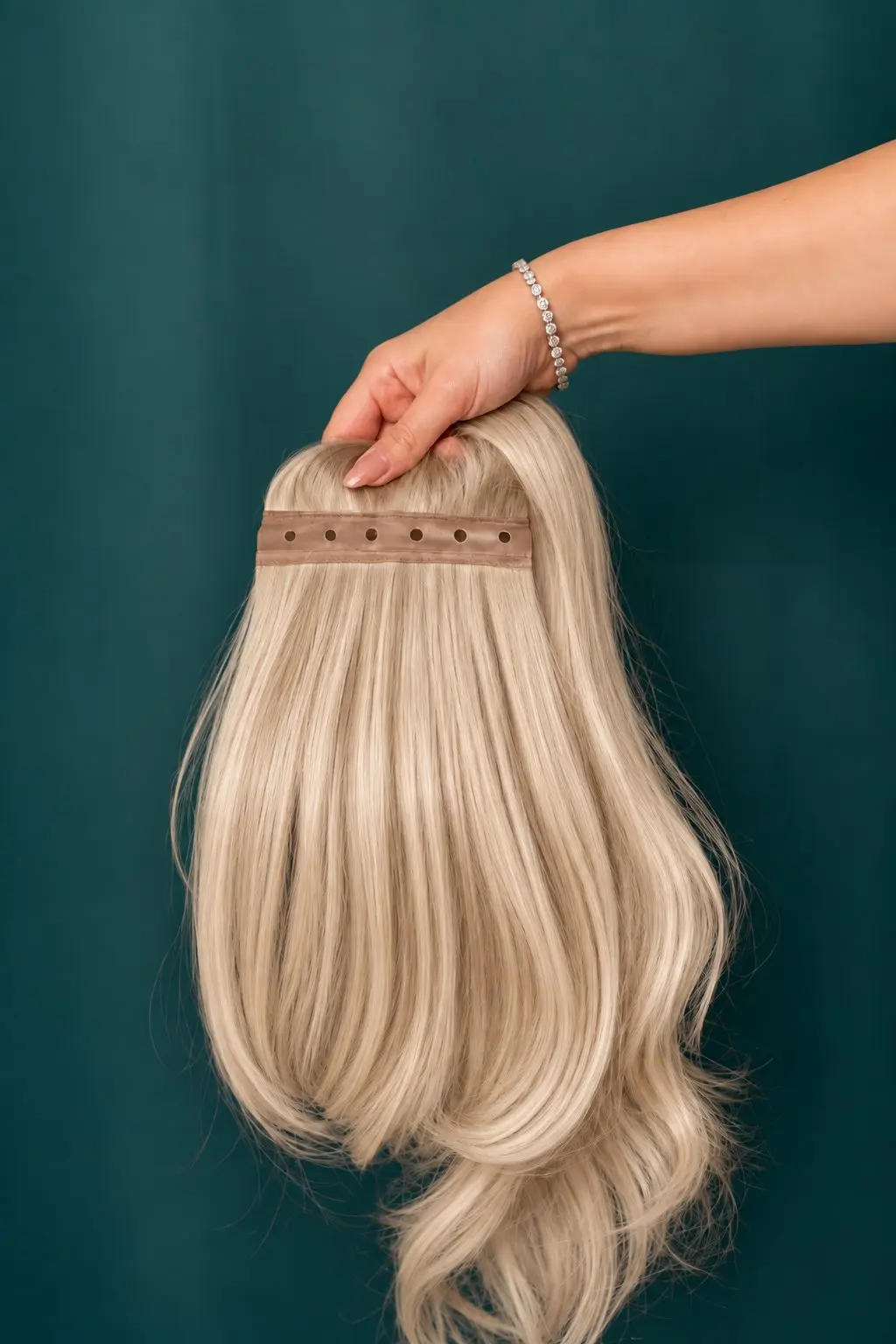 Ring Star hair, light blonde